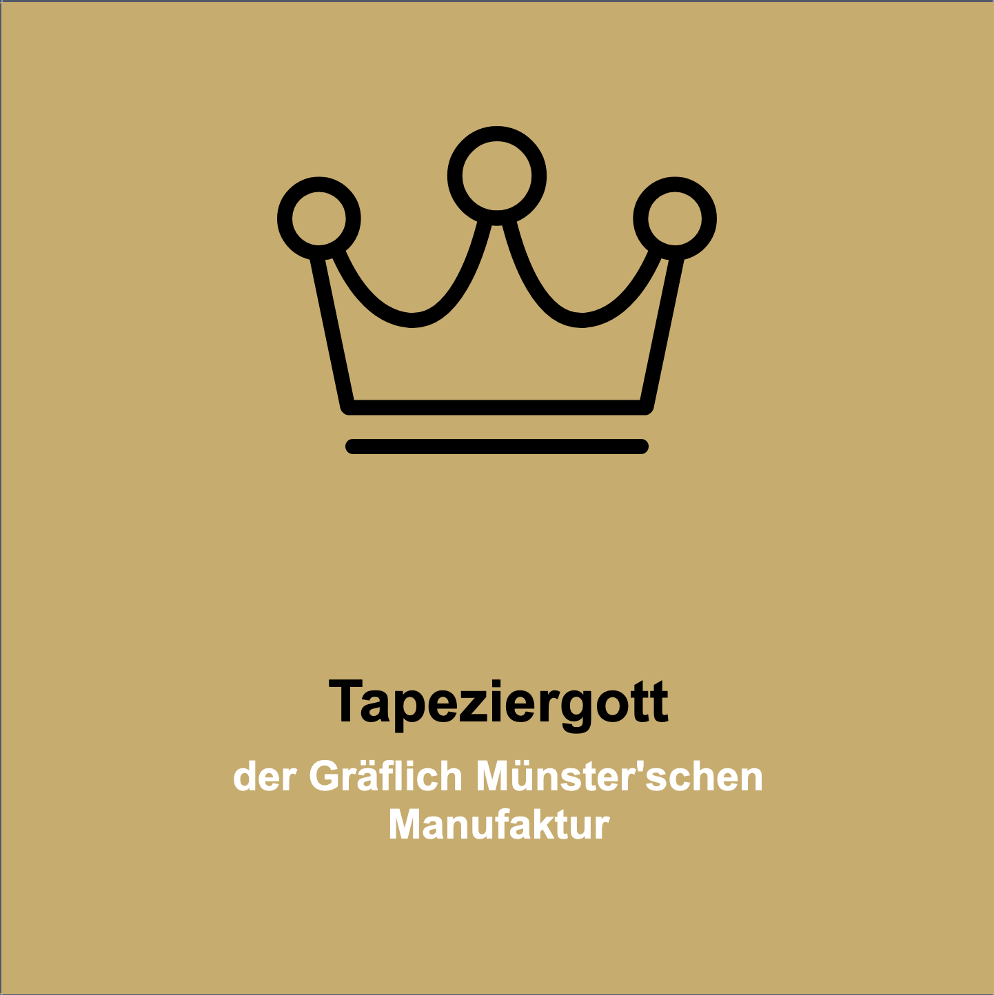 GMM Berlin 3 Tapeziergott von GMM Berlin Gräflich Münster'sche Tapetenmanufaktur
