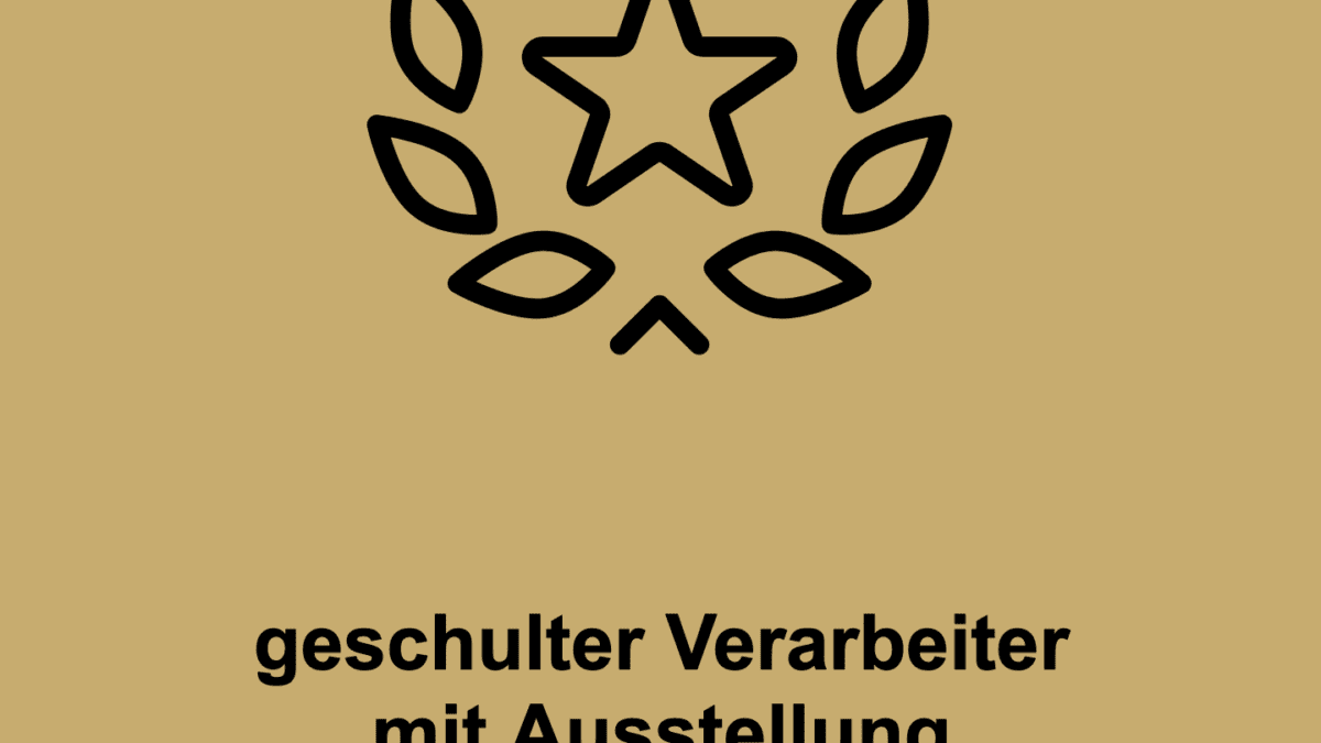 gelisteter Verarbeiter mit Ausstellung von Funktionsflächentextil